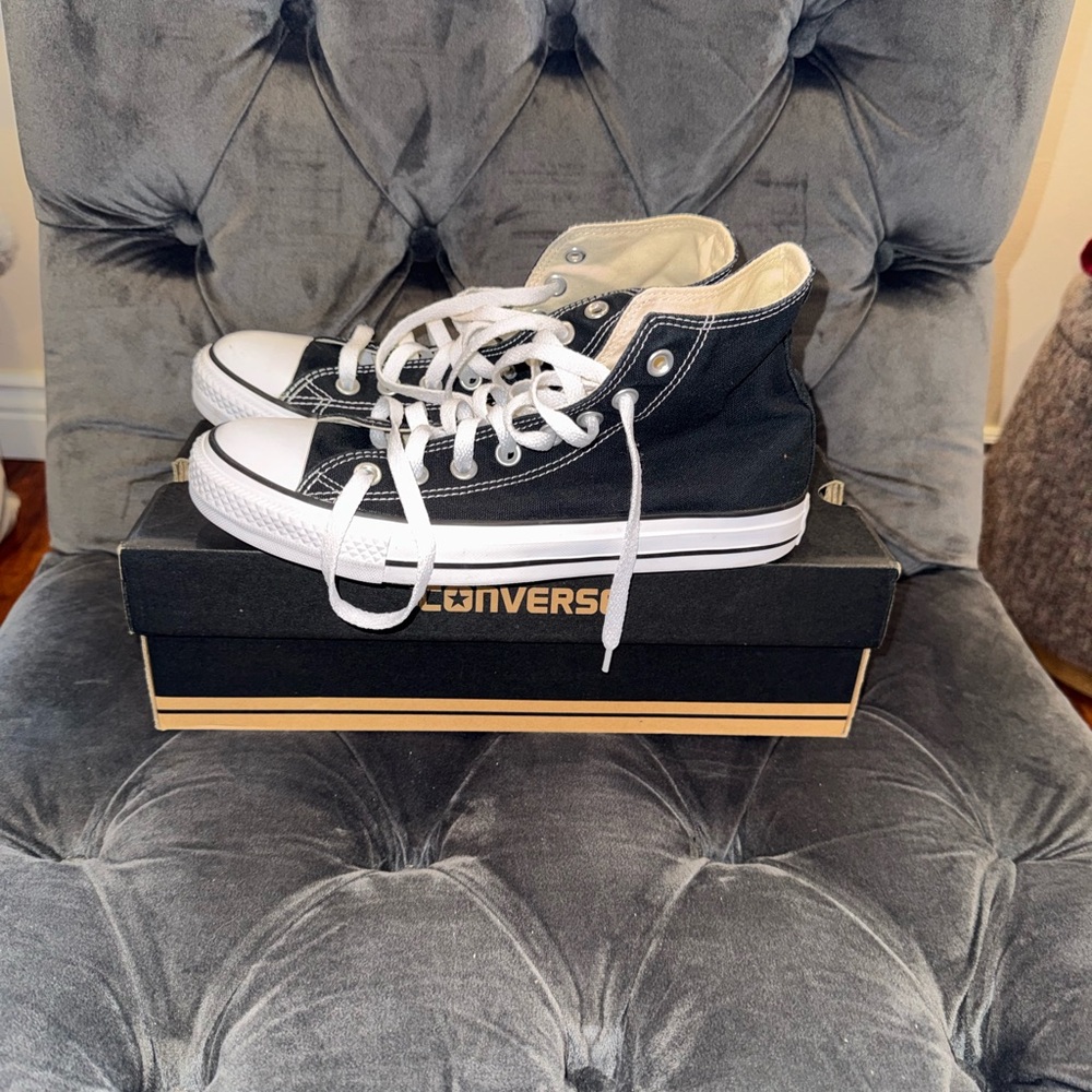 Converse Black and White High-Tops